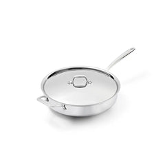 G5® Graphite Core Stainless Steel 5-ply Bonded Cookware, Sauté Pan with Lid, 6 quart