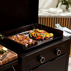 23'' Gas Griddle, with Lid and Cart, Two burner
