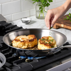 D3 Stainless Everyday 3-ply Bonded Cookware, Skillet with Lid, 10.5 inch