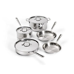 D3 Stainless 3-ply Bonded Cookware, 8 piece Set