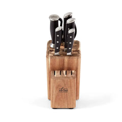 Forged Knives; Knife Block Set; 7 Piece