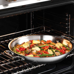 D3 Stainless 3-ply Bonded Cookware, Universal Pan with lid, 3 quart