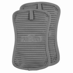Potholder Set; Pewter; 2 pieces