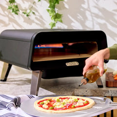 16" Outdoor Rotating Stone Gas Pizza Oven