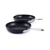 HA1 Expert Cookware, Nonstick 2 Piece Fry Set, 10 & 12 inch