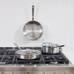D5 Stainless Brushed 5-ply Bonded Cookware Set, 5 piece Set