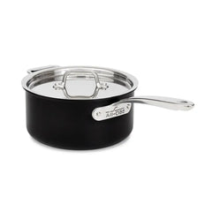 NS Pro Nonstick Cookware, Sauce Pan with Lid, 3.2 Quart