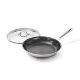 D3 Pro Nonstick 3-ply Bonded Cookware, Fry Pan with Lid, 12 inch