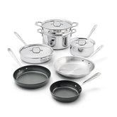 Mixed Material Cookware Set, 10 piece