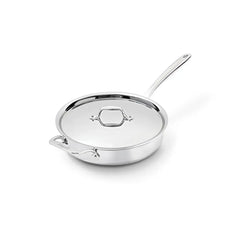 G5® Graphite Core Stainless Steel 5-ply Bonded Cookware, Sauté Pan with Lid, 3 quart
