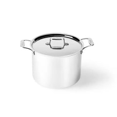 D5 Stainless Polished 5-ply Bonded Cookware, Stockpot with lid, 12 quart