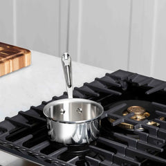 D3 Stainless 3-ply Bonded Cookware, Butter Warmer with pour lip, 0.5 quart