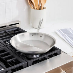 D5 Stainless Brushed 5-ply Bonded Cookware, Fry Pan, 12 inch