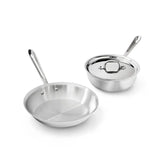 D3 Stainless 3-Ply Bonded Cookware, Chef's Selection Set, 3 Piece Set