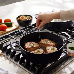 Enameled Cast Iron, Braiser with Lid, 4 quart