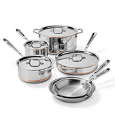 Copper Core 5-ply Bonded Cookware Set, 10 piece Set
