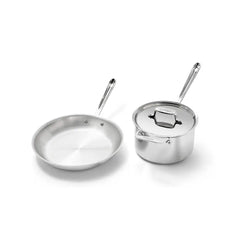 D5 Stainless Polished 5-ply Bonded Cookware Set, 3 Piece Set