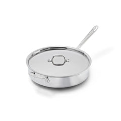 D3 Stainless 3-ply Bonded Cookware Sauté Pan, 5 quart