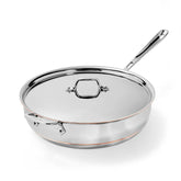 Copper Core 5-ply Bonded Cookware, Essential Pan, 6 quart