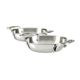 Specialty Cookware, 2 Piece Stainless Steel Mini Gratins Set, 6 inch