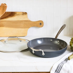 HA1 Ceramic Nonstick, Fry Pan with Lid, 12 inch