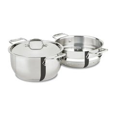 Specialty Cookware, Stainless Steel Steamer with lid, 5 quart
