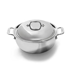 D3 Stainless 3-ply Bonded Cookware, Dutch Oven, 5.5 quart