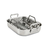 Specialty Cookware, Stainless Steel Small Roaster with rack, 11 x 14 inch