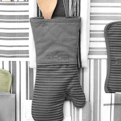 Oven Mitt Set; Pewter; 2 pieces