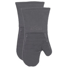 Oven Mitt Set; Pewter; 2 pieces