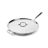 D3 Stainless 3-ply Bonded Cookware, Fry Pan with Lid, 14 inch