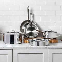 D3 Stainless 3-ply Bonded Cookware, 8 piece Set