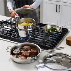 D3 Stainless 3-Ply Bonded Cookware, 13 Piece Set