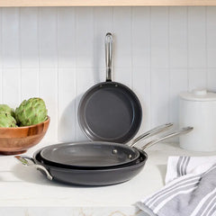 NS Pro® Ceramic Nonstick, Fry Pan Set, 8, 10 & 12 inch