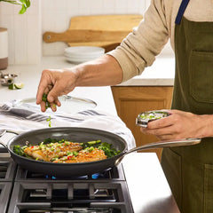 NS Pro® Ceramic Nonstick, Fry Pan with Lid, 12 inch