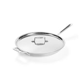 D5 Stainless Brushed 5-ply Bonded Cookware, Fry Pan with Lid, 14 inch