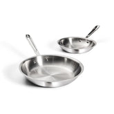 D3 Stainless 3-Ply Bonded Cookware, 2 Piece Fry Pan Set, 8 & 10 inch