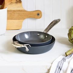 HA1 Ceramic Nonstick, Fry Pan Set, 10.5 and 12 inch