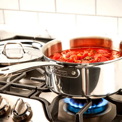 D3 Stainless Everyday 3-ply Bonded Cookware, Sauce Pan with lid, 3 quart