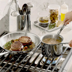 D3 Stainless 3-Ply Bonded Cookware, Sear & Serve Set, 3 Piece Set