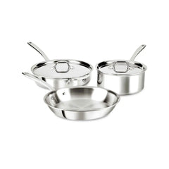 D3 Stainless Everyday 3-ply Bonded Starter Cookware Set, 5 Piece