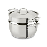 Specialty Cookware, Stainless Steel Steamer with lid, 5 quart