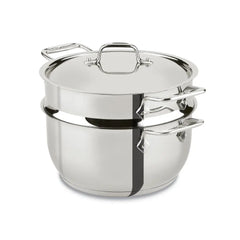 Specialty Cookware, Stainless Steel Steamer with lid, 5 quart