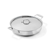 D3 Stainless 3-ply Bonded Cookware, Mother of All Pans with lid, 6 quart