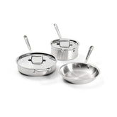 D5 Stainless Brushed 5-ply Bonded Cookware Set, 5 piece Set