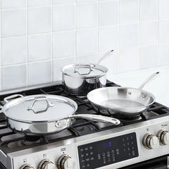 D3 Stainless Everyday 3-ply Bonded Starter Cookware Set, 5 Piece