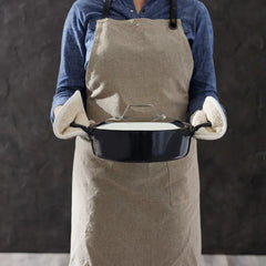 Enameled Cast Iron, Skillet with Lid, 12 Inch