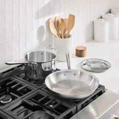 D5 Stainless Polished 5-ply Bonded Cookware Set, 3 Piece Set