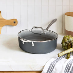 HA1 Ceramic Nonstick, Sauté Pan with Lid, 6 quart