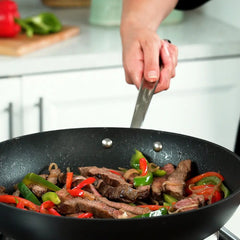 Essentials Hard Anodized Nonstick Cookware, 2 piece Fry Pan Set, 10.5 and 12 inch